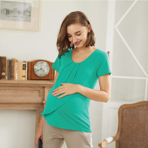 Cloria Overlap Nursing Top Meadow