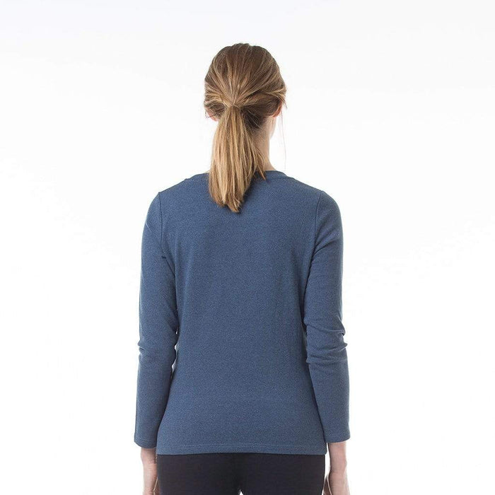 Clove Zipper Nursing Top Blue