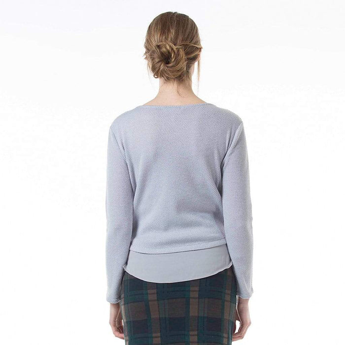 Cody Side Zipper Nursing Top Grey