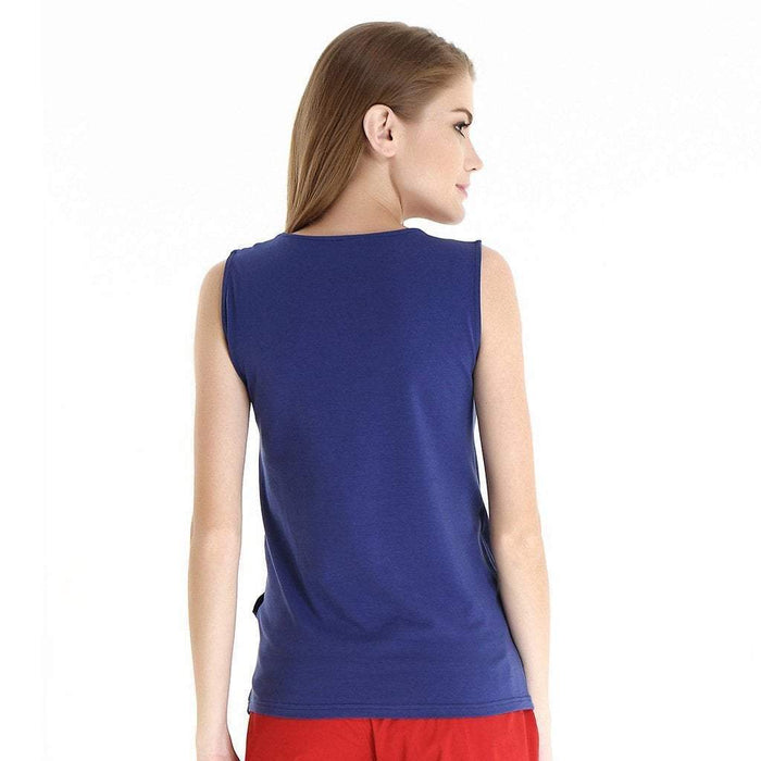 Contrast Neck Yoke Nursing Top