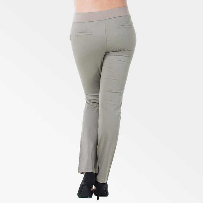 Coraline Slim Straight Maternity Pants G.Brown