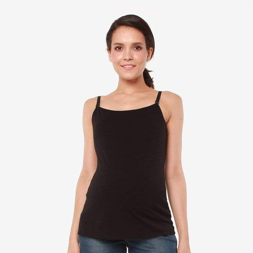 Coretta Nursing Camisole Black