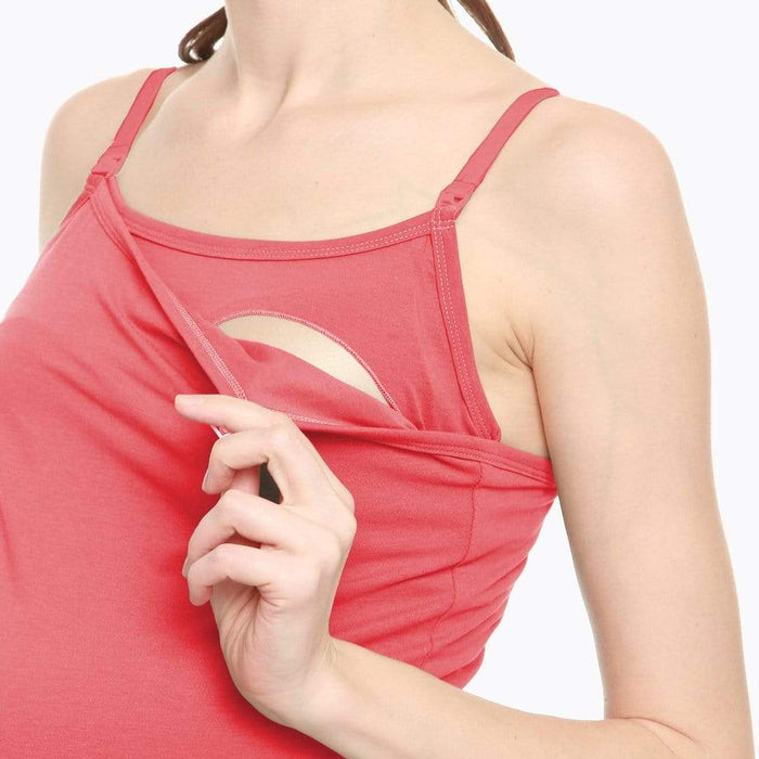 Coretta Nursing Camisole Dark Coral