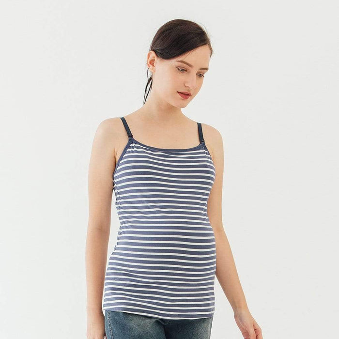 Corey Nursing Navy Stripes Camisole