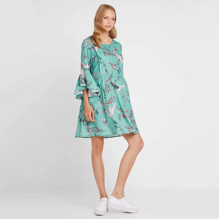 Corisande Nursing Dress Ceramic Print