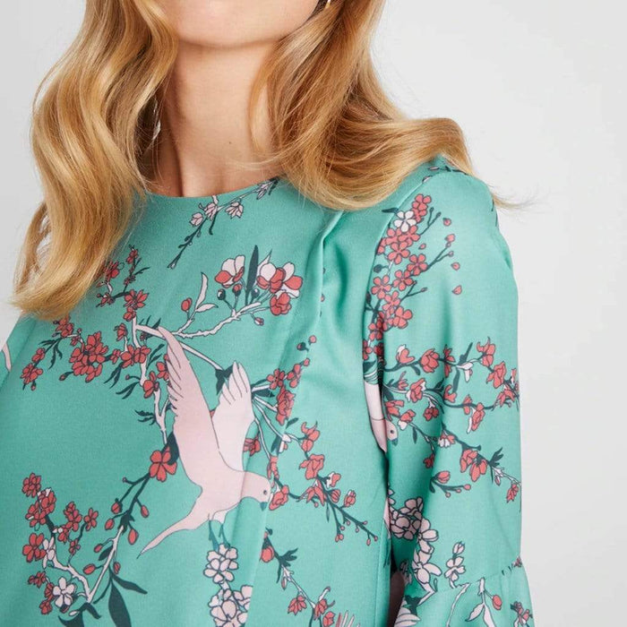 Corisande Nursing Dress Ceramic Print