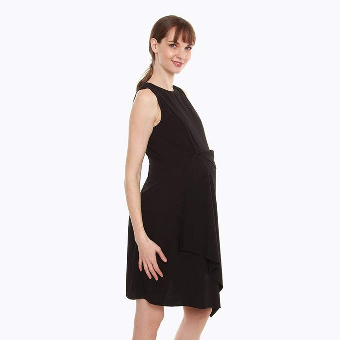 Corliss Nursing Dress Black