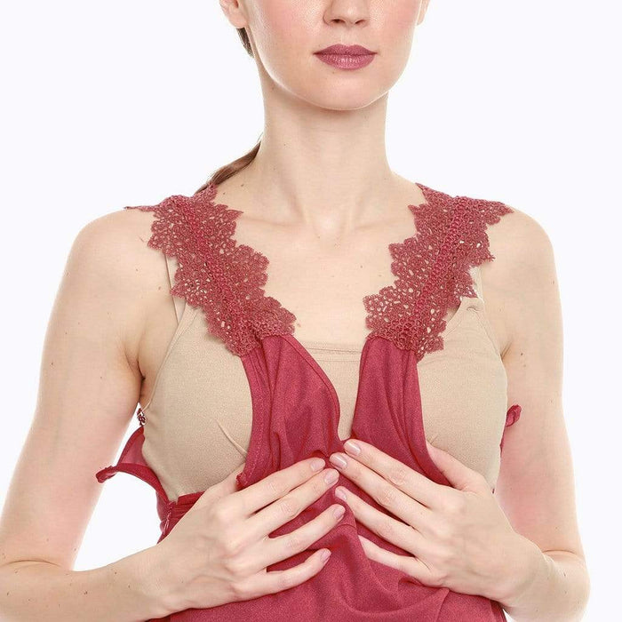 Corsica Nursing Top Red