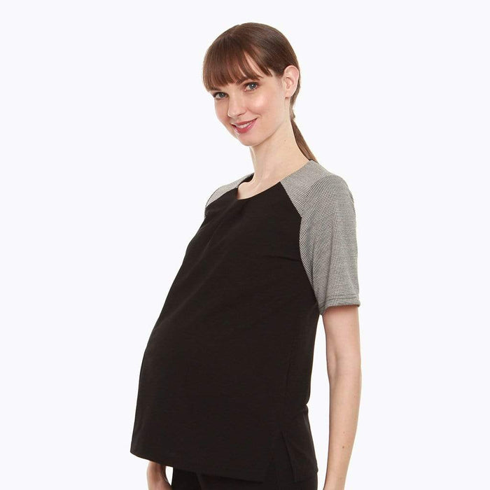 Cosima Nursing Top Black
