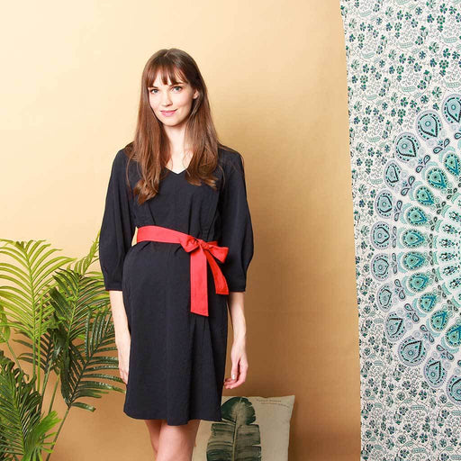 Cressida Nursing Dress Navy