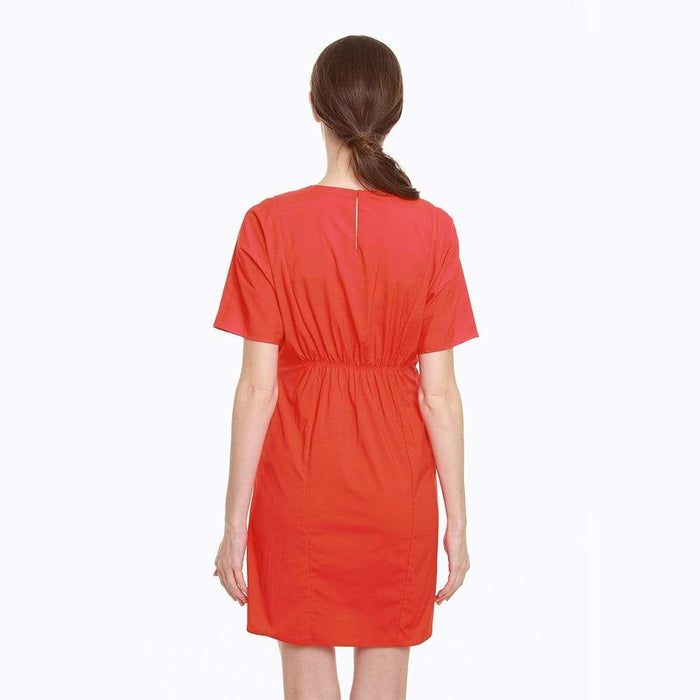 Crisanta Nursing Dress Tangerine