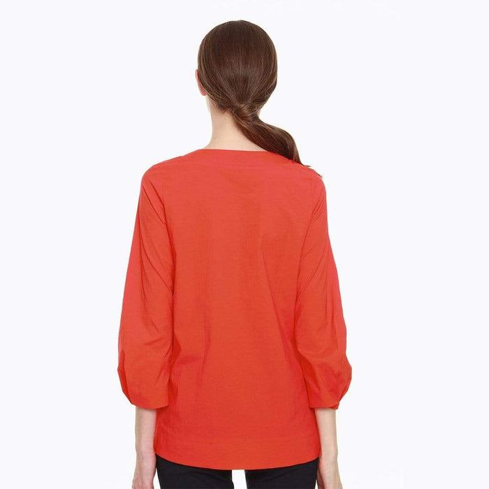 Cristina Nursing Top Tangerine