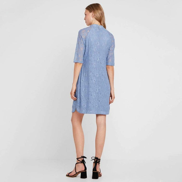 Curtis Maternity Dress Pigeon Blue