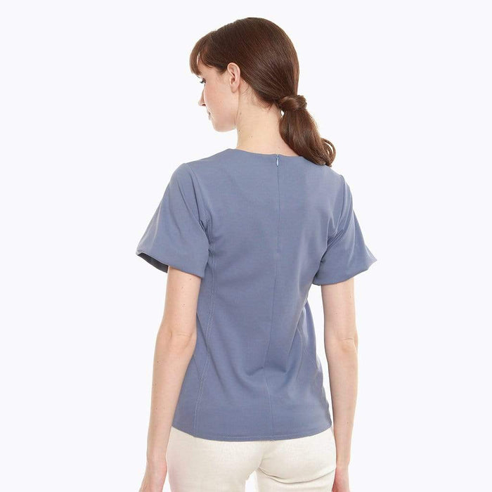 Cynara Nursing Top Pigeon Blue