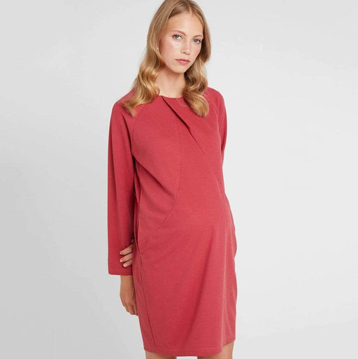 Cyntherea Maternity Dress Red