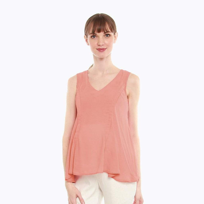 Cyrille Nursing Top Salmon