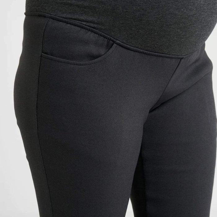 Dael Faux Maternity Pants Dark Grey