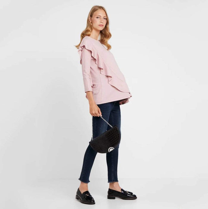 Danae Nursing Top Evening Rose