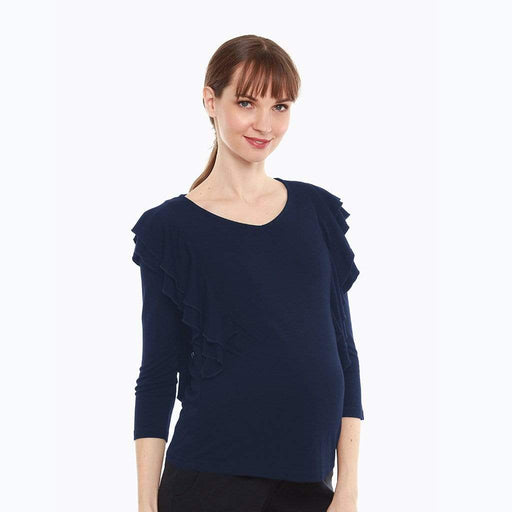 Dania Nursing Top Navy Indigo