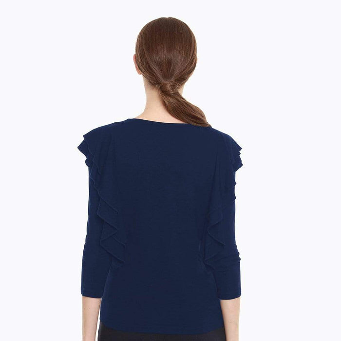 Dania Nursing Top Navy Indigo