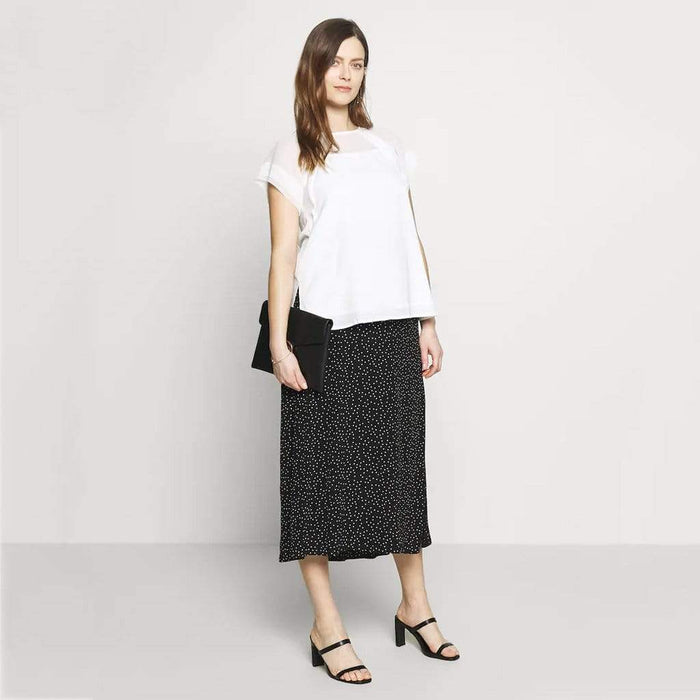 Debs Short Sleeve Nursing Top White