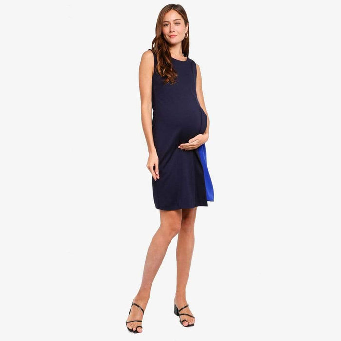 Dehtha Maternity Dress Navy Indigo