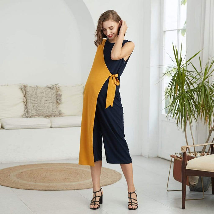 Delise Sleeveless Nursing Jumpsuit