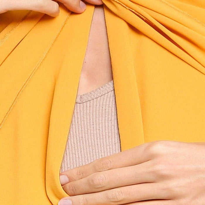 Delja Sleeveless Nursing Dress Yellow