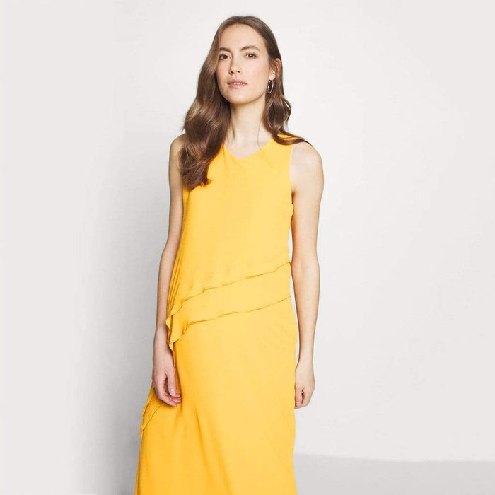 Delja Sleeveless Nursing Dress Yellow