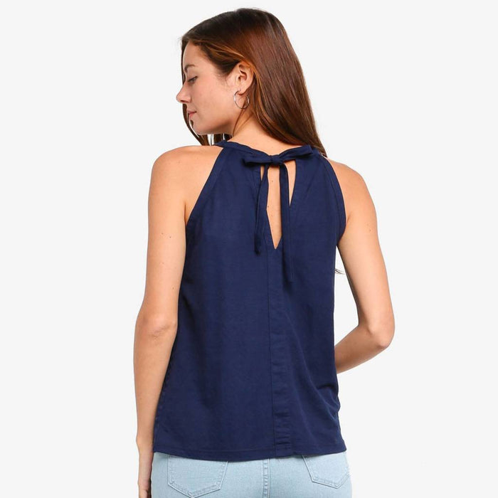 Demelza Sleeveless Nursing Top Navy