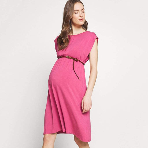 Deryn Bamboo Cotton Nursing Dress Plum