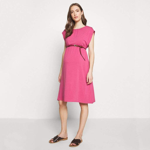 Deryn Bamboo Cotton Nursing Dress Plum