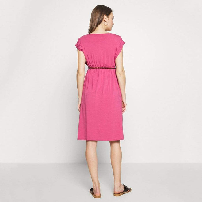 Deryn Bamboo Cotton Nursing Dress Plum