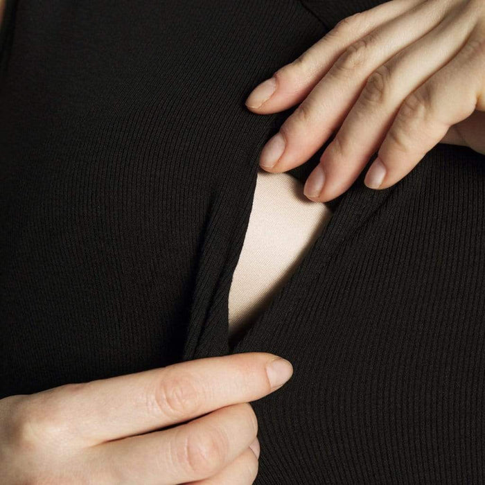 Destry Sleeveless Nursing Top Black