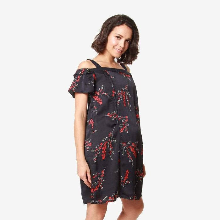 Dyna Maternity Dress Navy Floral