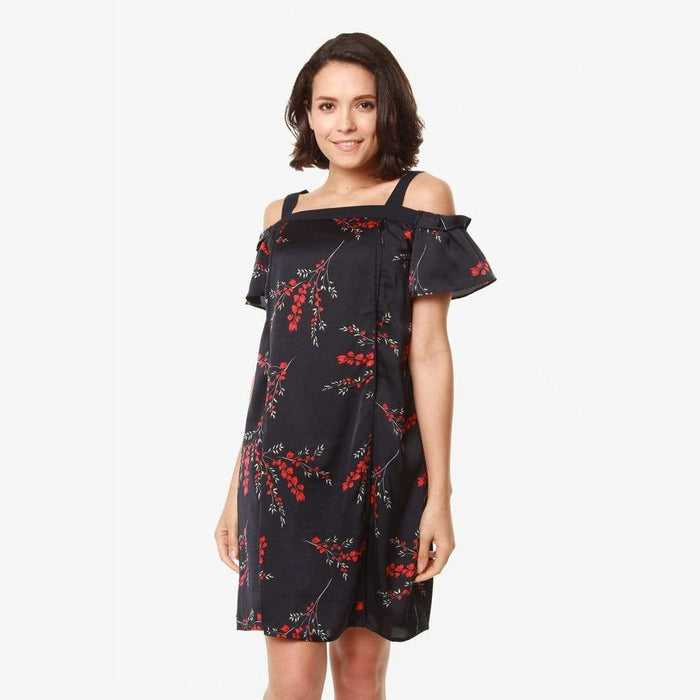Dyna Maternity Dress Navy Floral