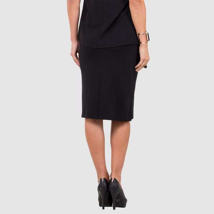 Eda Pencil Maternity Skirt Black