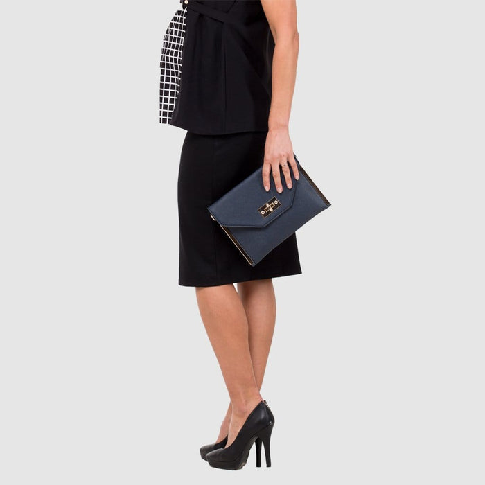Eda Pencil Maternity Skirt Black
