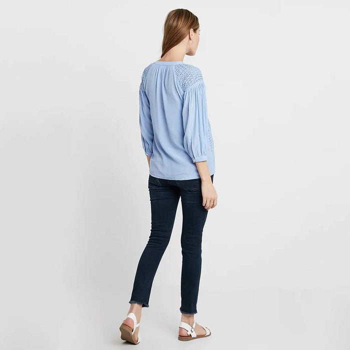 Ediline Nursing Top Sky Blue