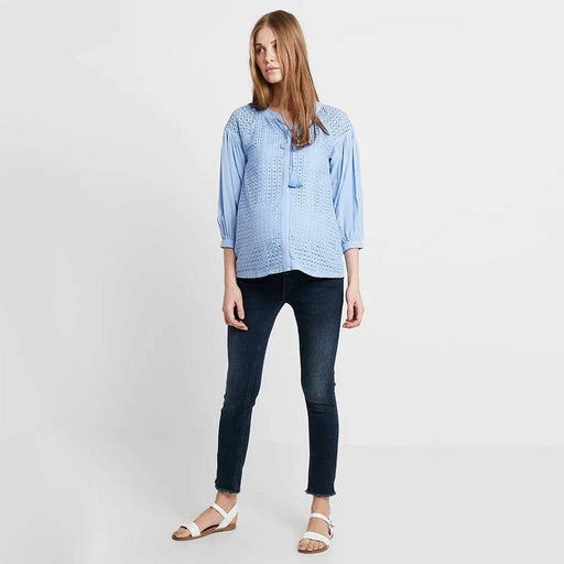 Ediline Nursing Top Sky Blue
