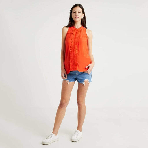 Edyth Nursing Top Tangerine