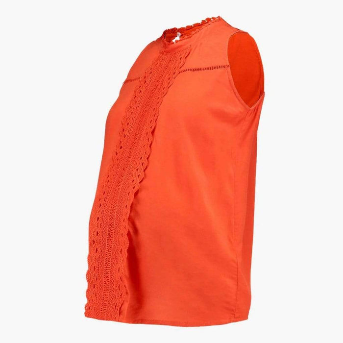 Edyth Nursing Top Tangerine