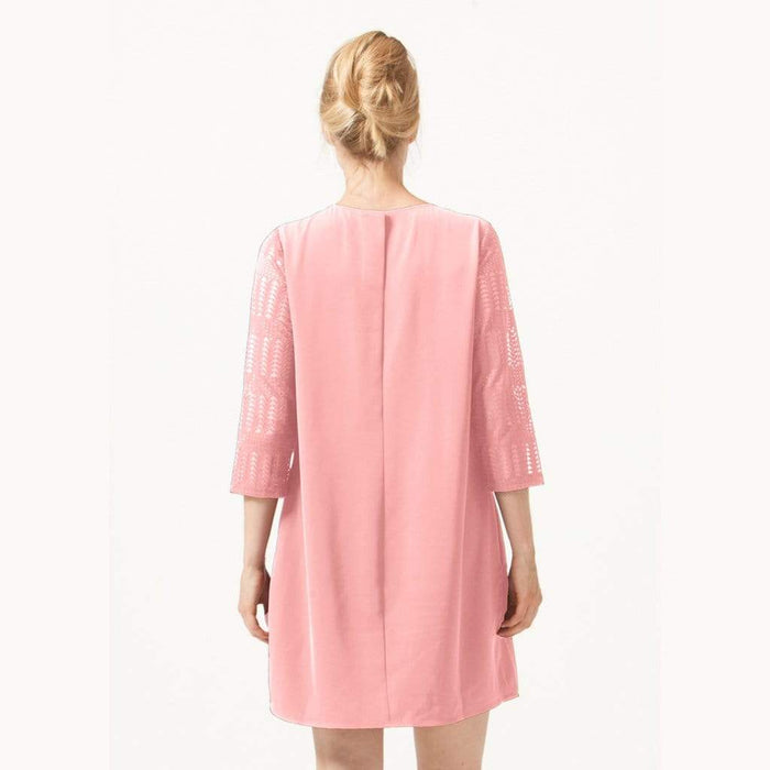 Elly Nursing Dress Coral Blush