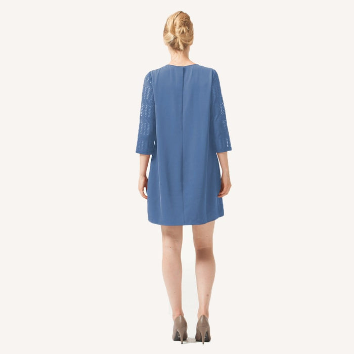 Elly Nursing Dress Spanish Blue