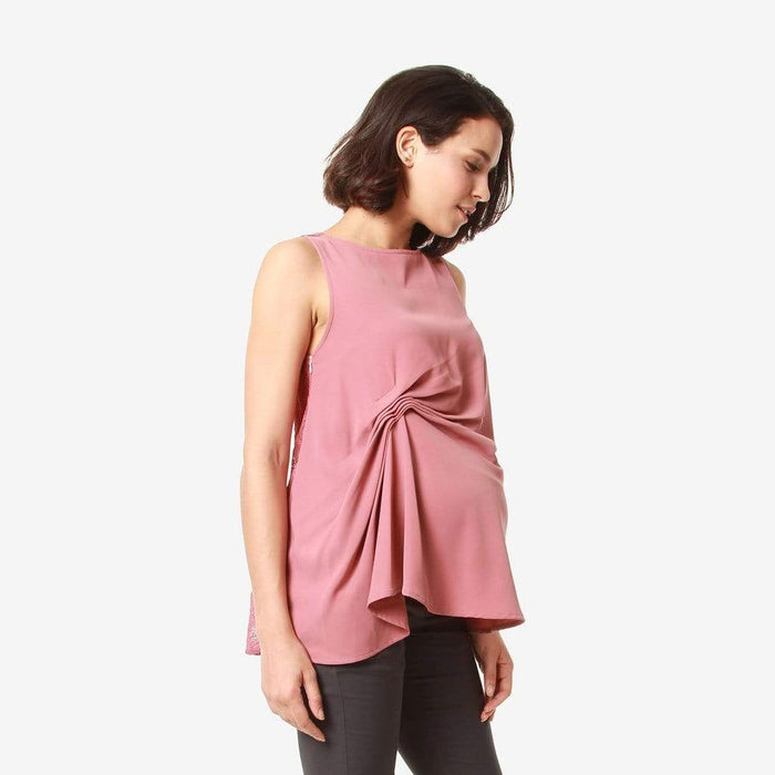 Elsie Nursing Top Dusty Pink