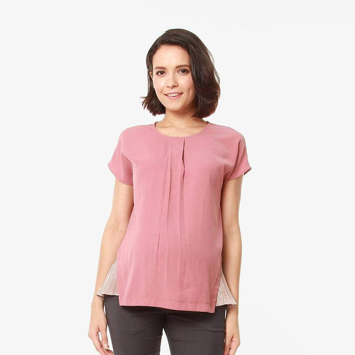 Emelia Nursing Top Dusty Pink