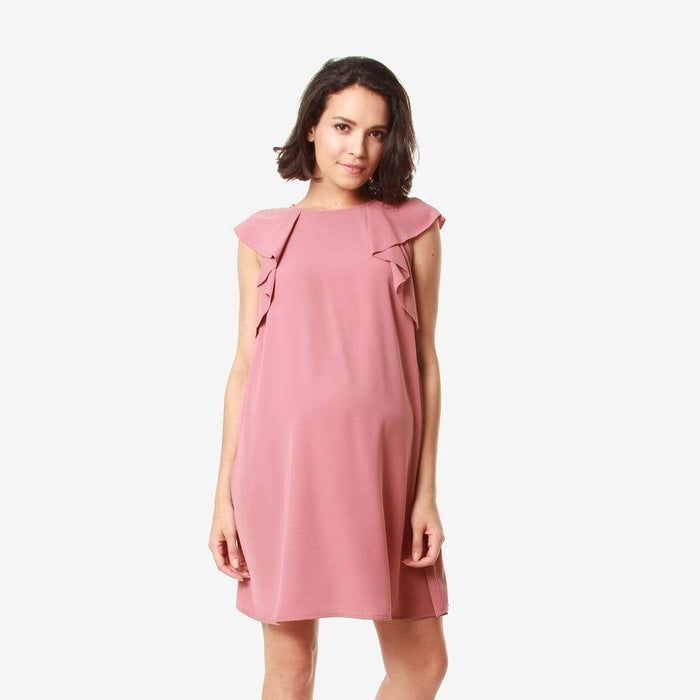 Eugenia Nursing Dress Dusty Pink