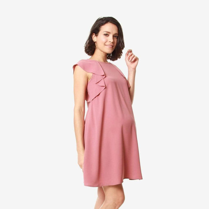 Eugenia Nursing Dress Dusty Pink