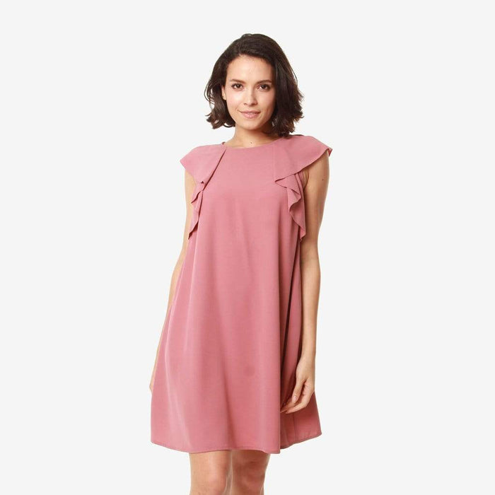 Eugenia Nursing Dress Dusty Pink