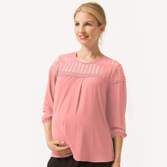 Eve Nursing Top Coral Blush